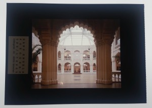 Transparency of a photo taken by Hans Engel for When Buildings Speak