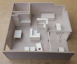 A model Alofsin made for his coursework while a student at Harvard University in 1978